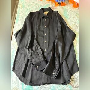New Men’s Stubbs Black Dress Shirt
